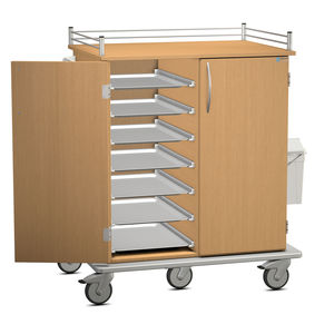 carrello di distribuzione di vassoi
