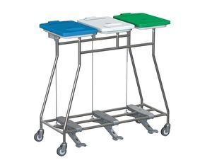 carrello portabiancheria per sacchi sporchi