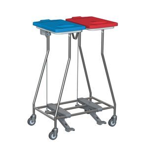 carrello portabiancheria per sacchi sporchi