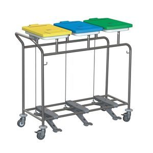 carrello portabiancheria per sacchi sporchi