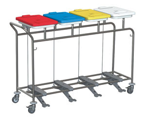 carrello portabiancheria per sacchi sporchi