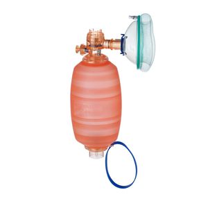 rianimatore manuale per adulto / riutilizzabile / con valvola di sovrapressione / in silicone
