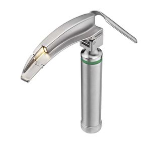 lama per laringoscopio di Macintosh / in acciaio inox / con estremità flessibile / in fibra ottica