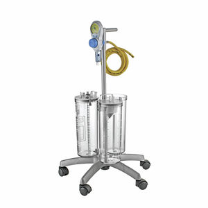 aspiratore chirurgico pneumatico / con rotelle / su unità terminale di vuoto