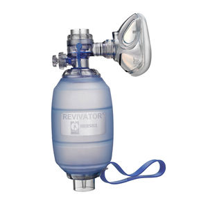 rianimatore manuale pediatrico / riutilizzabile / con valvola di sovrapressione / in silicone