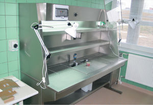 workstation da laboratorio per macroscopia