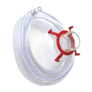 maschera per anestesia / facciale / monouso / con valvole
