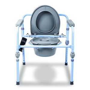 sedia da toilette con braccioli 1