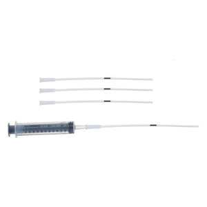 cannula per aspirazione intrauterina / con siringa / monouso