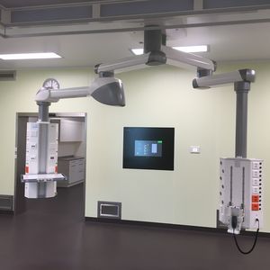 doppio braccio di distribuzione a soffitto