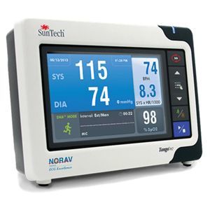 monitor paziente per controllo di pressione arteriosa