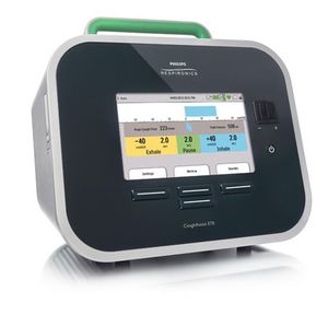 sistema di drenaggio bronchiale insufflazione-essufflazione meccanica