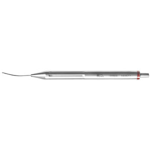 cannula di irrigazione / per chirurgia oftalmica / curva