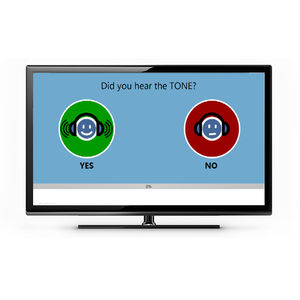 software diagnostico / di prova / di audiometria / automatizzato