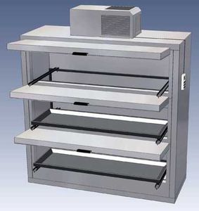 cella mortuaria frigorifera per barelle mortuarie
