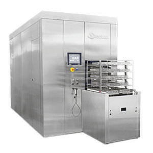lavastrumenti a termodisinfezione da terra / di grande capacità / automatico