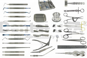 strumentario chirurgico per implantologia dentale