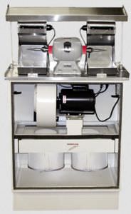 pulitrice da banco per laboratorio odontotecnico