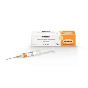 materiale odontoiatrico in idrossido di calcio