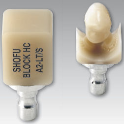 materiale odontoiatrico in ceramica ibrida / per restauro dentale / CAD CAM / di fresatura