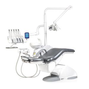 riunito odontoiatrico con poggiatesta flessibile