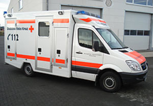 ambulanza con compartimenti