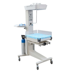tavolo di rianimazione neonatale con lampada per fototerapia 1