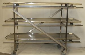 rack di stoccaggio per barelle mortuarie 1