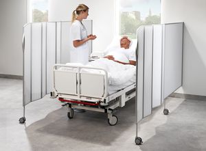 paravento medicale pieghevole