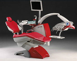 riunito odontoiatrico con illuminazione / con monitor