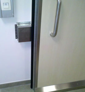 porta scorrevole / per dipartimento di radiologia / per struttura sanitaria / doppia