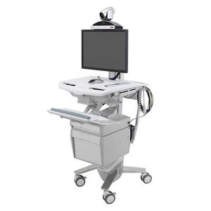 carrello per telemedicina con cassetti