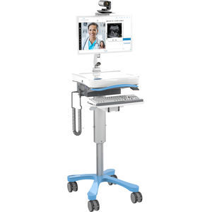 carrello informatico con registratore video