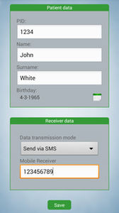 applicazione iOS di gestione dati dei pazienti / medica
