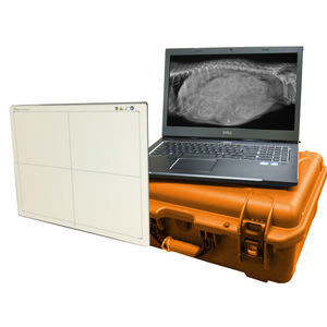 rilevatore a pannello piatto per radiografia veterinaria