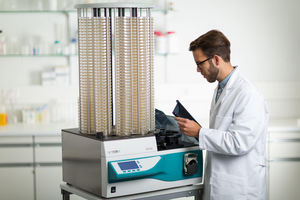 dispensatore di terreni da laboratorio