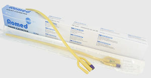 catetere per drenaggio urinario / vescicale / a palloncino / a tre lumi