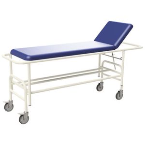 barella con carrello passamalati / manuale / con schienale regolabile / a 2 sezioni
