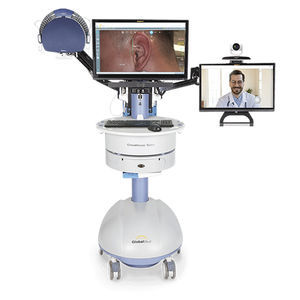 carrello per telemedicina per videoconferenza
