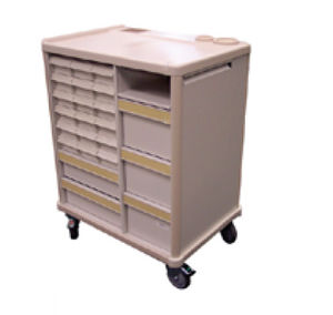 carrello di distribuzione di farmaci