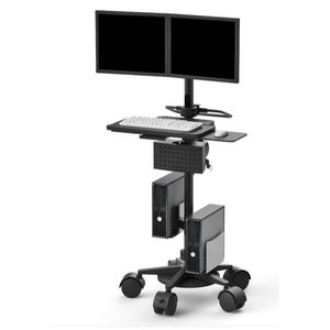 carrello informatico ad altezza regolabile 1