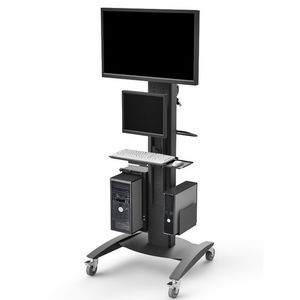 carrello informatico ad altezza regolabile 1