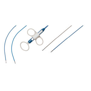 pinza per endoscopia / per biopsia endomiocardica / monouso / curva