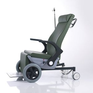 sedia-portantina con rotelle