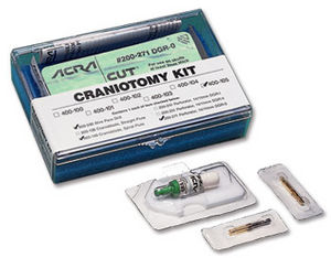 strumentario chirurgico per craniotomia