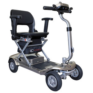 scooter elettrico 4 ruote / pieghevole / con cestello