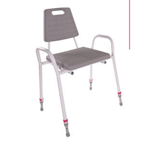 sgabello da doccia con braccioli 1