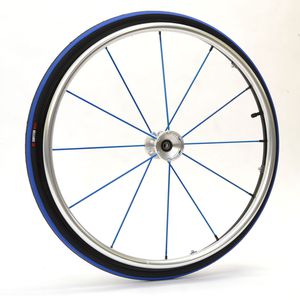 ruota per sedia a rotelle posteriore