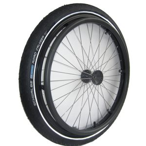 ruota per sedia a rotelle posteriore