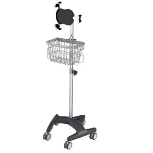 asta portamonitor con rotelle